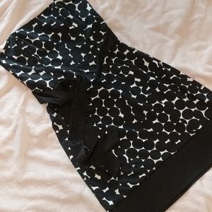 Nine West black and white dress
